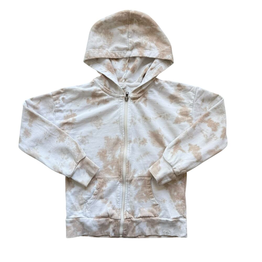 Treasure & Bond Tan Tie Dye Hoodie Sweatshirt Size S(7/8)
